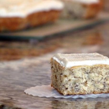 To Die For Banana Cake with Vanilla Bean Frosting