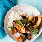 Chicken and Eggplant Stir-Fry