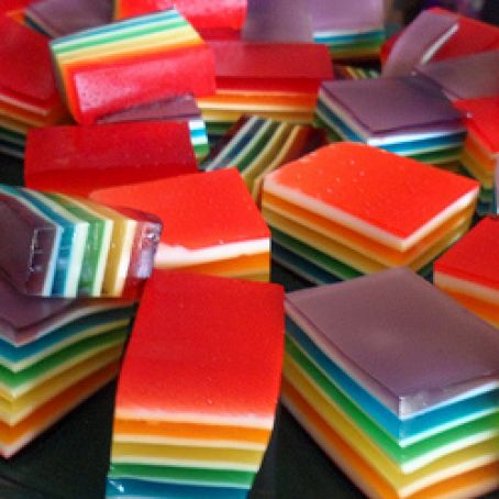 Rainbow Jello