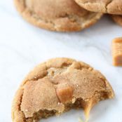 Brown Butter Salted Caramel Cookies
