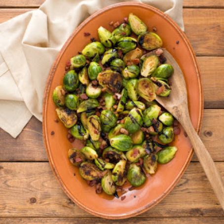 Brussels Sprouts with Pancetta and Balsamic Vinegar
