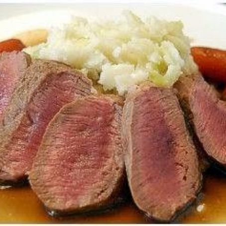 IRISH STOUT LOIN w/COLCANNON