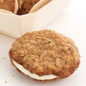 Zucchini Nut Bread Cookie Sandwiches