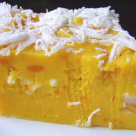 DESSERT - Pumpkin Dessert ( Kanom Fuktong Nung )