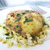 Pork Chops in Creamy Turmeric Sauce