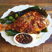FISH - Grilled Fish Stuffed With Sambal