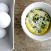 Single Serving Crustless Egg Muffin