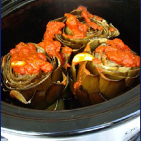 Italian Crock Pot Artichokes
