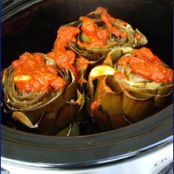 Italian Crock Pot Artichokes