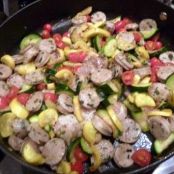 Chicken Sausage and Veggies