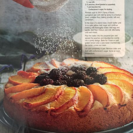 Peach Blackberry Buckle