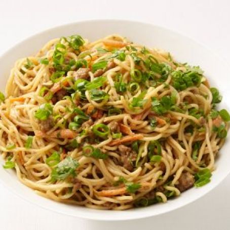 Peanut Noodles with Pork