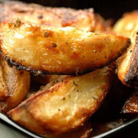 Greek Potatoes (Oven-Roasted and Delicious!)