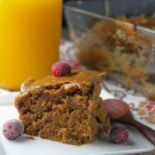 Pumpkin Bars with Caramel Frosting- Gluten Free