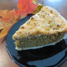 Fall Harvest Pumpkin Spice Cake Pie