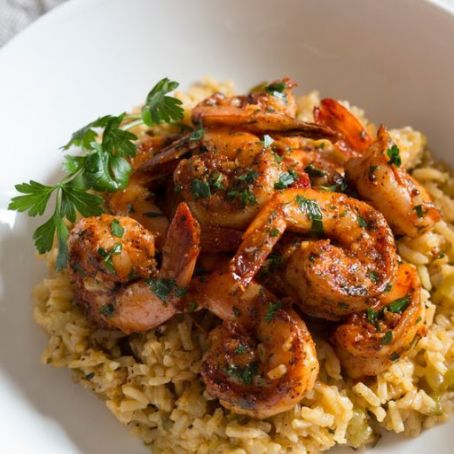 Cajun Style Shrimp Scampi Rice