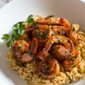 Cajun Style Shrimp Scampi Rice
