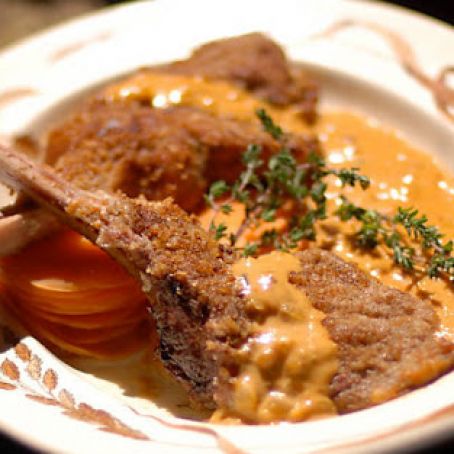 VEAL - CURRIED WITH SHALLOT AND PEAR SAUCE