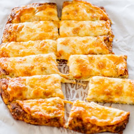 bread - CHEESY CAULIFLOWER BREADSTICKS