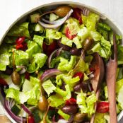 GREEK*****Greek Salad With Pepperoncini Peppers