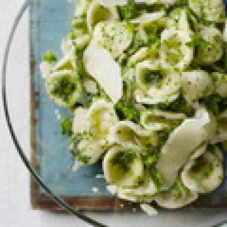 Orecchiette with Broccoli Rabe Pesto