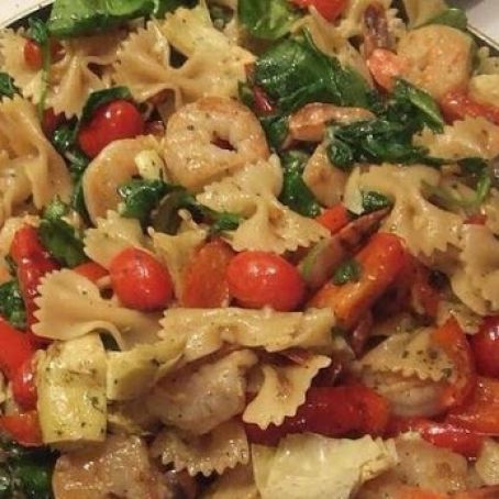 Shrimp And Artichoke Pasta