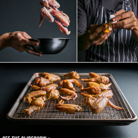 Buffalo Wings with Blue Cheese Dip