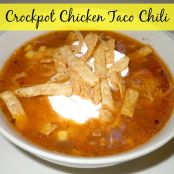 Crockpot Chicken Taco Chili