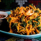 Shredded Sweet Potato & Carrot Fritters (Ukoy)