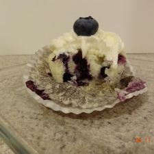 Blueberry Lemon Cupcakes with White Chocolate Icing