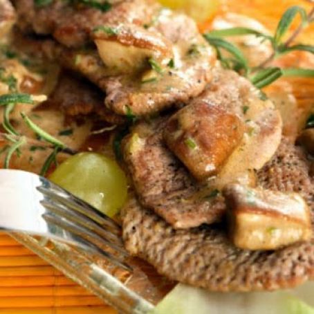 VEAL CHOPS w/PORTOBELLOS