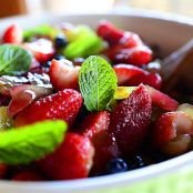 Fruit Salad with Orange-Vanilla Syrup