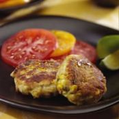 Curried Corn and Crab Cakes