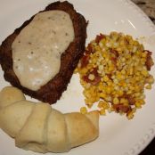 Paula's Chicken-Fried Steak with Cream Gravy