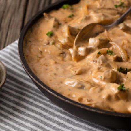 Beef Stroganoff