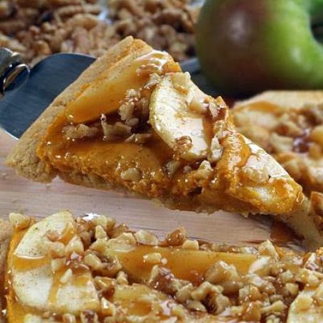 Pumpkin Apple Dessert Pizza