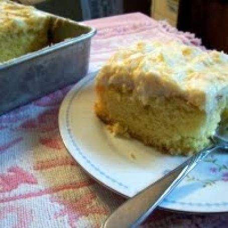 Peaches and Cream Cake