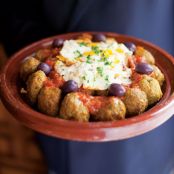 Kefta Tagine (Lamb Meatball, Olive, and Egg Tagine)