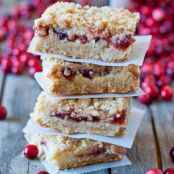 OATMEAL CRANBERRY CHEESECAKE BARS