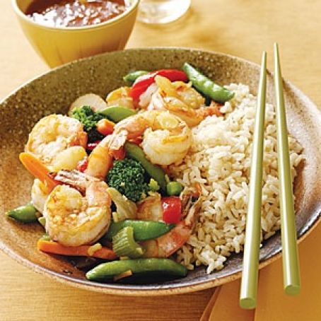Recipes » Shrimp Shrimp and Vegetable Stir-Fry Shrimp and Vegetable Stir-Fry