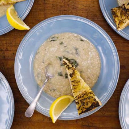 Lemony Spinach Artichoke Soup