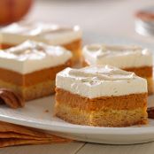 Maple-Pumpkin Pie Bars from Jell-O