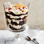 Gingerbread and White Chocolate Mousse Trifle