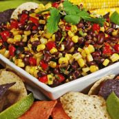 Salsa with Corn and Black Beans