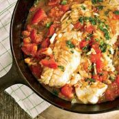 One-Skillet Tomato Cilantro Fish