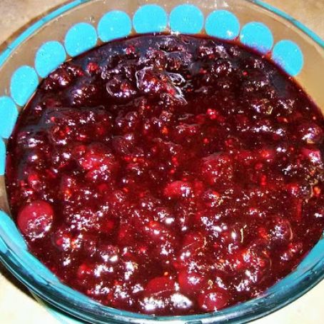 clementine hibiscus cranberry sauce