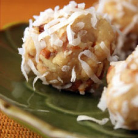 Tropical Orange and Coconut Balls