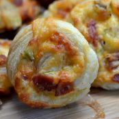 Triple Cheese & Bacon Pinwheels