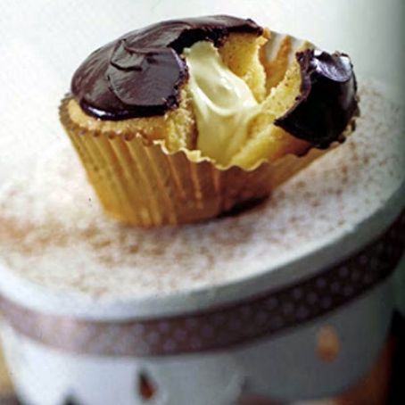 Boston Cream Cupcakes (From Mix)