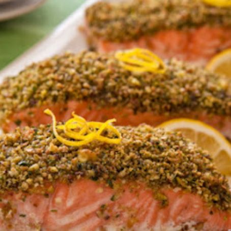 Pistachio Encrusted Salmon